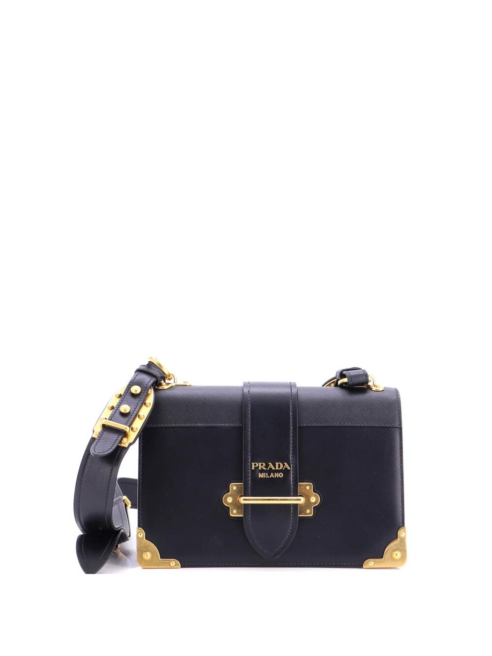 Prada Cahier Crossbody Bag Leather And #235048P23B